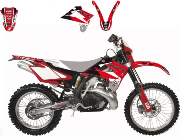 Kit Grafica Dream 3 Red/black/white 2902n Gas Gas EC/FSR 07-09'