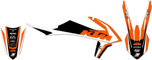 Kit Grafica Dream 4 2538n KTM EXC/SX/SX-F 14-16'
