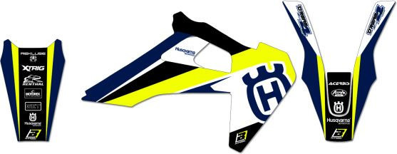 Kit Grafica Dream 4 2613n Husqvarna TC 14-17'