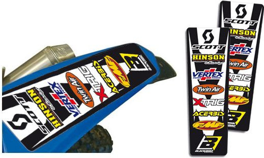 Sticker Aripa Sponsor Decals 2pcs 5005