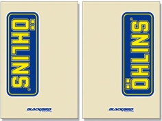 Stickere Furca Ohlins Clear 2pk 5045o