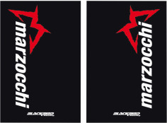 Stickere Furca Marzocchi Black 2pk 5015m