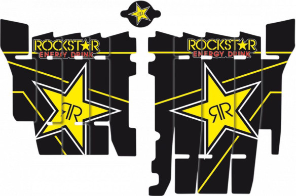 Kit Grafice Aparatori Radiatoare Suzuki Rockstar A107l CRF 18-19'