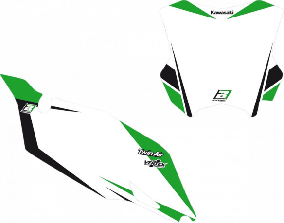 Kit Grafica Baza Numere Concurs Kawasaki KXF 6410n