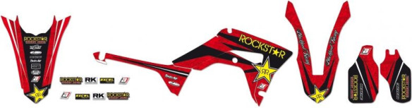 Kit Grafica Rockstar Energy Red/black/yellow 2134l
