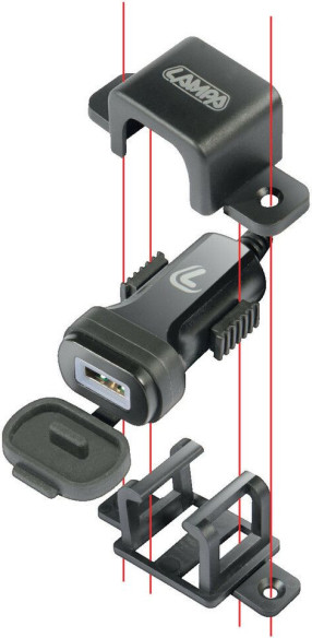Incarcator USB prindere surub Fix Omega