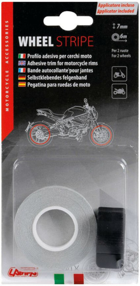 Banda reflectorizanta pentru jante Wheel Stripe Reflective Alb
