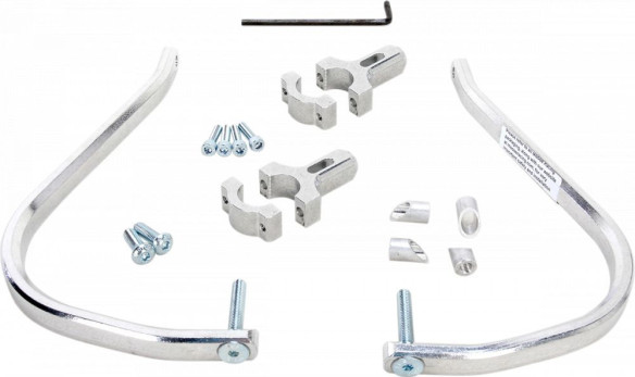 Bare Handguard Aluminiu Silver 28 MM -50-4014m
