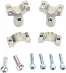 Cleme Prindere Interioara Handguard Aluminiu Silver-50-014s