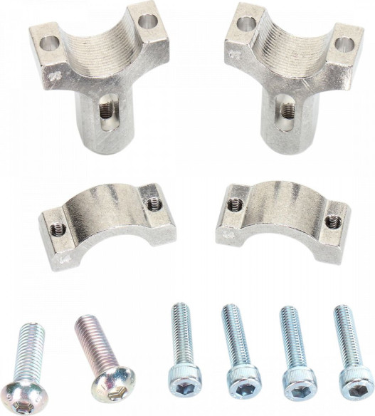 Cleme Prindere Interioara Handguard Aluminiu Silver-50-014s