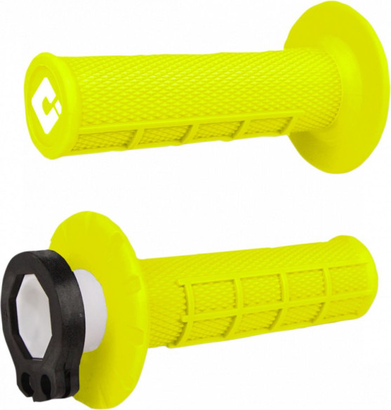 Mansoane MX V2 Lock-on Half Waffle Flo Yellow-H36hwy