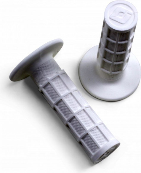 Mansoane Cauciuc White Ruffian Full Waffle Grips-H02rfsw
