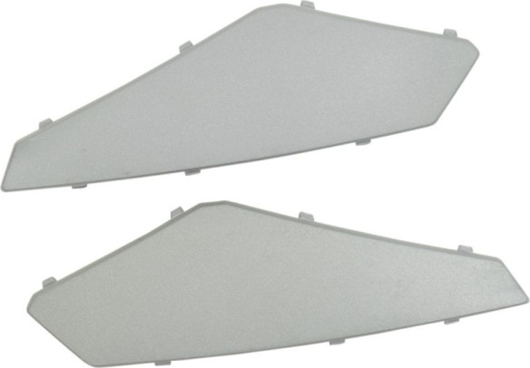 Placi Schimb Ventilate Handguard ATV Star Series 22 MM Plastic Silver-34272