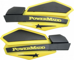 Handguard ATV Star Series 22 MM Plastic Black/Yellow-34206