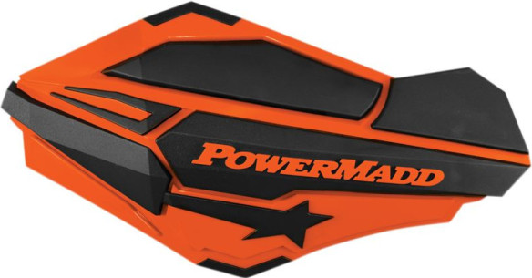 Handguard ATV Orange/Black-34405 Aluminiu /Plastic