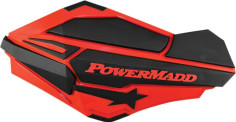 Handguard ATV Red/Black Pol-34402 Aluminiu /Plastic