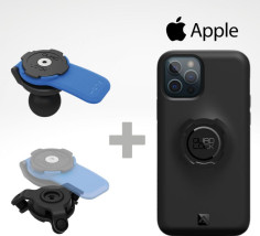 Kit Suport Adaptor Moto Bila + Amortizor Vibratii + Carcasa Telefon Apple