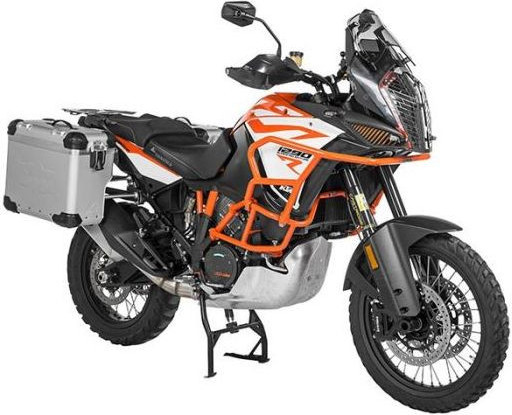 Side Case ZEGA Evo X KTM 1050 Adventure/ 1090 Adventure/ 1290 Super Adventure/ 1190 Adventure/ 1190 Adventure R - Silver