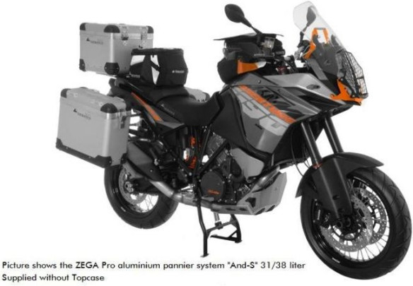 Side Case ZEGA Pro KTM 1050 Adventure/ 1090 Adventure/ 1290 Super Adventure/1190 Adventure/ 1190 Adventure R Black