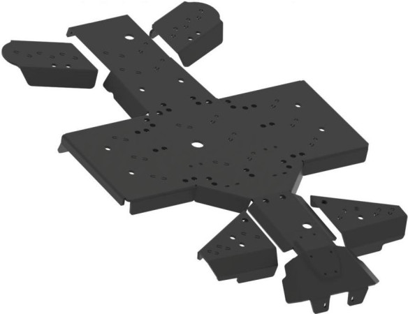 Scut Integral Plastic Trapper 550/750 Hisun Tactic 550/750 2-Up