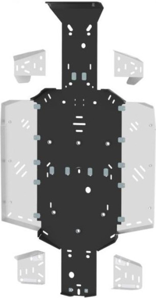 Scut Integral Plastic UFORCE 550 / 800 ( Tracker )
