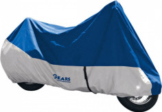 Husa Moto Blue/White M 100110-3-M