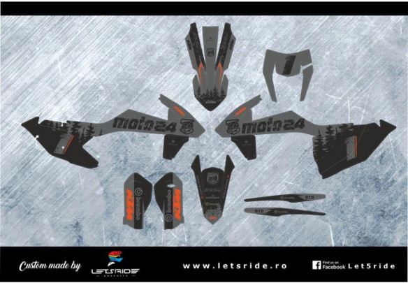 Kit Grafice Moto24 Forest 1 KTM 2017-2023
