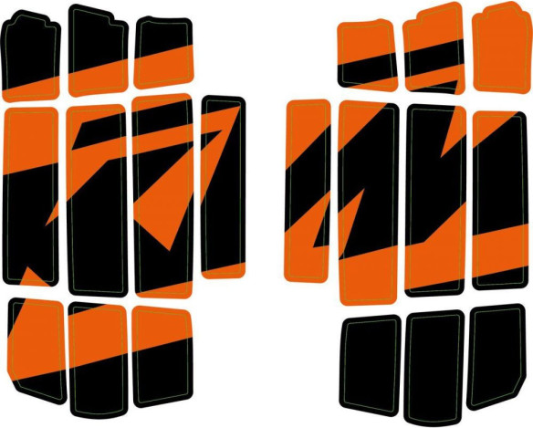Radiator protection grille sticker kit KTM