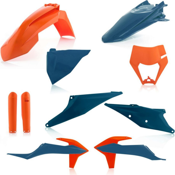 Kit Complet Plastice KTM EXC/EXC-F Orange/Dark Blue 20-23