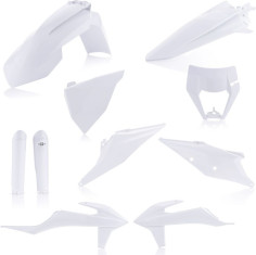 Kit Complet Plastice KTM EXC/EXC-F White 20-23