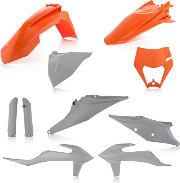 Kit Complet Plastice KTM EXC/EXC-F Orange/Grey 20-23