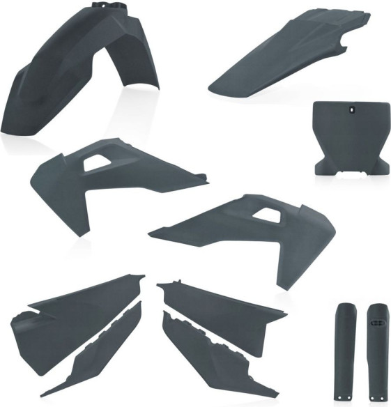 Kit Complet Plastice Husqvarna FC/FX/TC/TX Metallic Grey 2019-2023