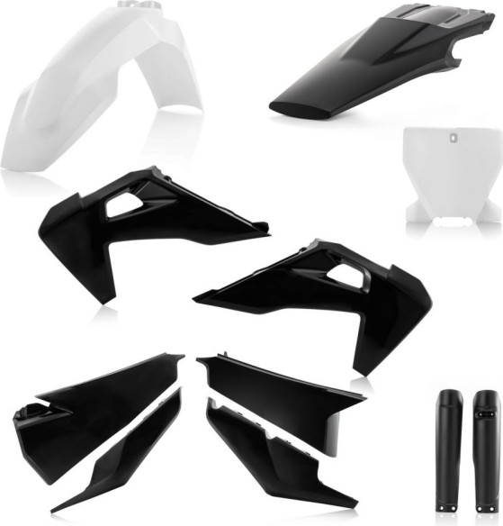 Kit Complet Plastice Husqvarna FC/FX/TC/TX Black/White 2019-2023