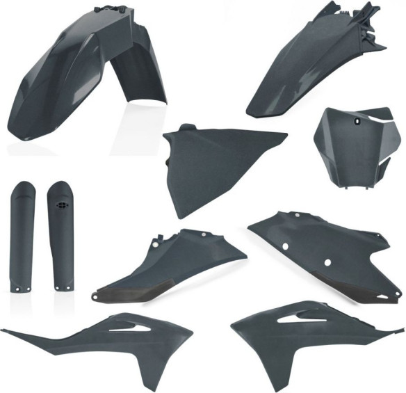 Kit Complet Plastice Gas-Gas EXC/MC Metallic Grey 2021-2023