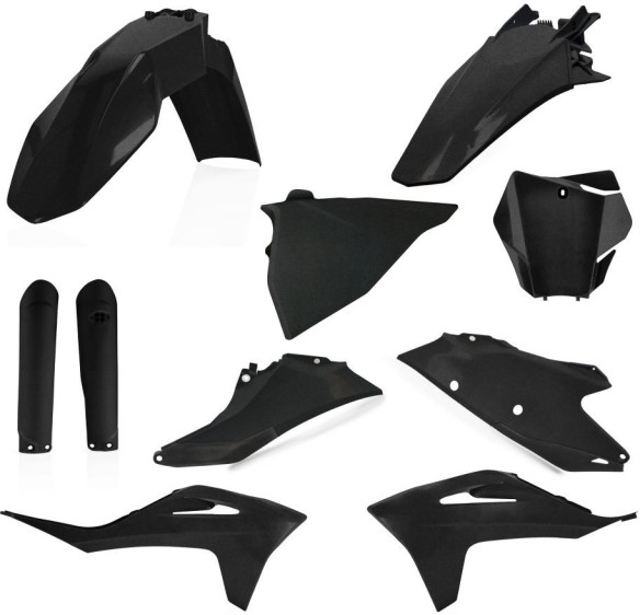 Kit Complet Plastice Gas-Gas EXC/MC Metallic Black 2021-2023