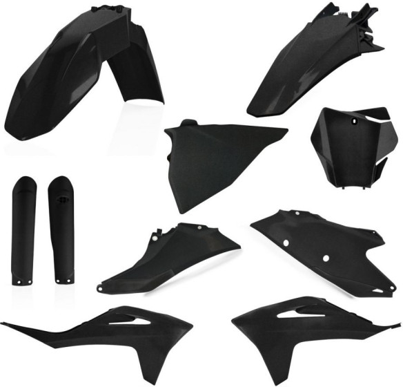 Kit Complet Plastice Gas-Gas EXC/MC Metallic Black 2021-2023