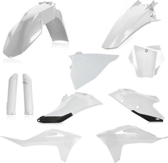 Kit Complet Plastice Gas-Gas EXC/MC White/Black 2021-2023