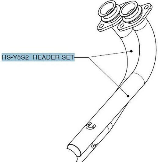 Headpipes KIT SS T-MAX HS-Y5S2