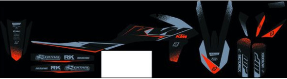 Kit Grafice Ktm EXC-F 250/350/450/500