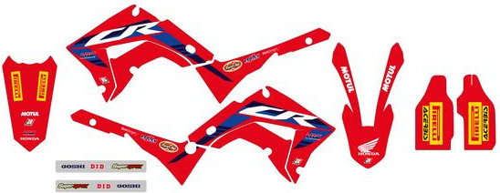 Kit Grafice Replica Team Honda Hrc Honda CR R