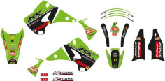 Kit Grafice Replica Team Kawasaki KX