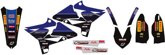 Kit Grafice Replica Factory Team Yamaha Yamaha YZ 125 ,YZ 250