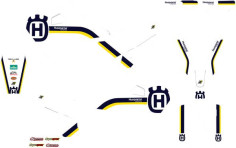 Kit Grafice Retro Husqvarna FC/FE/TE/TC