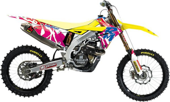 Kit Grafice Retro Suzuki RM-Z 450/RM-Z 250