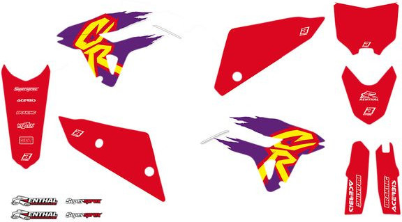Kit Grafice Retro Honda CRF F/CRF R