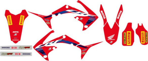 Kit Grafice Replica Team Honda Hrc Husa Sa Inclusa Honda CRF F/CRF R/CRF X