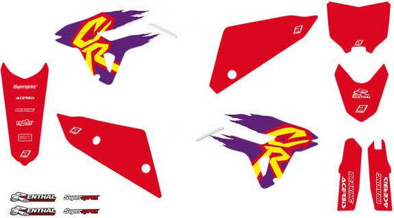 Kit Grafice Retro Husa Sa Inclusa Honda CRF F/CRF R/CRF X