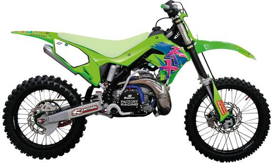 Kit Grafice Retro Husa Sa Inclusa Kawasaki KX 250/KX 125 M