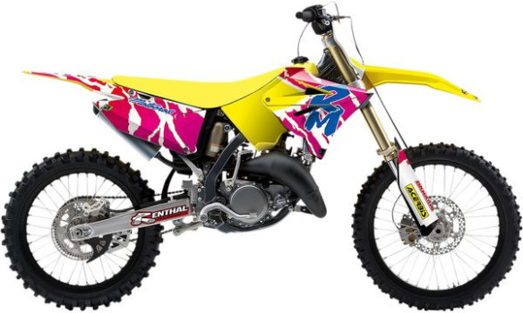 Kit Grafice Retro Husa Sa Inclusa Suzuki RM 125 /RM 250