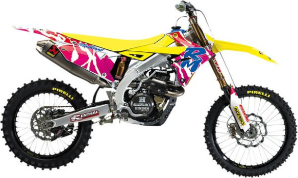 Kit Grafice Retro Husa Sa Inclusa Suzuki RM-Z 450/RM-Z 250